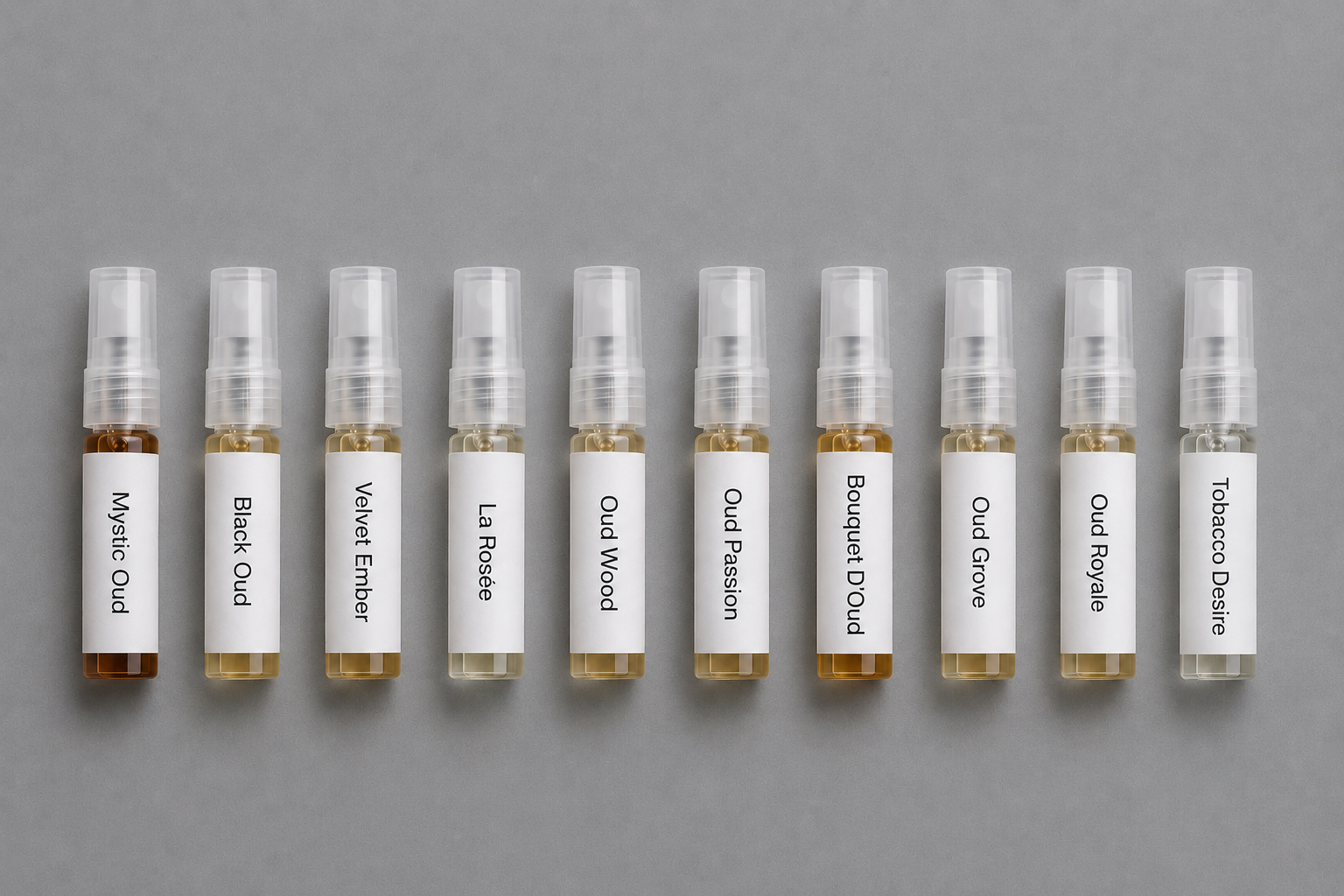 The Oud Alchemy | Unisex tester pack of 10 | 5ml each