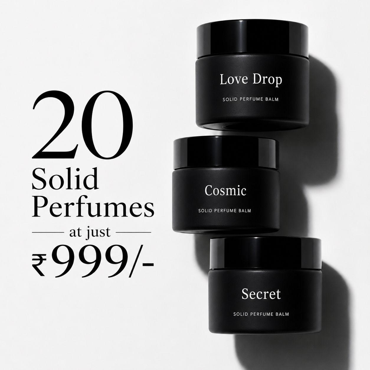Set of 20 Solid Perfume Balm
