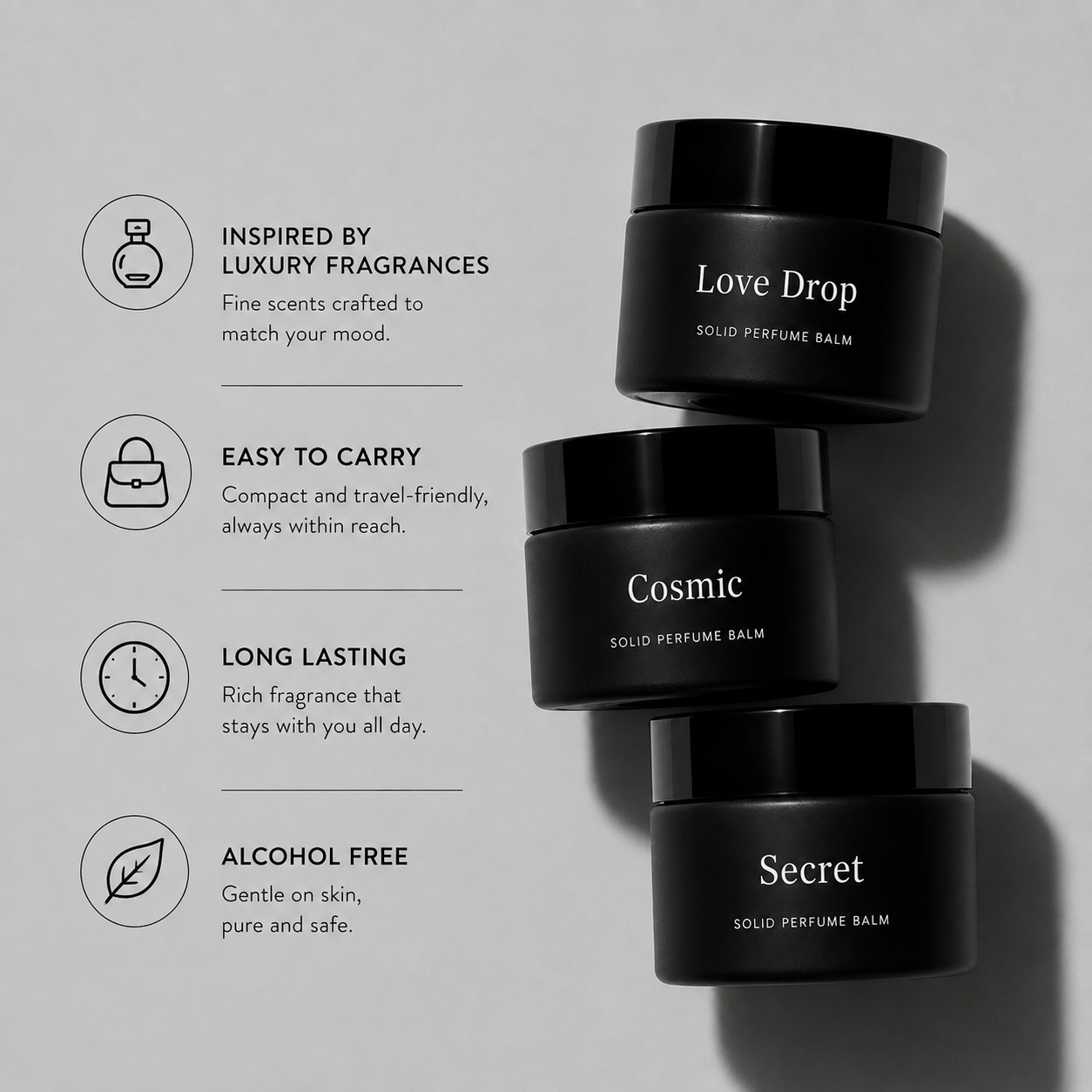 Set of 20 Solid Perfume Balm