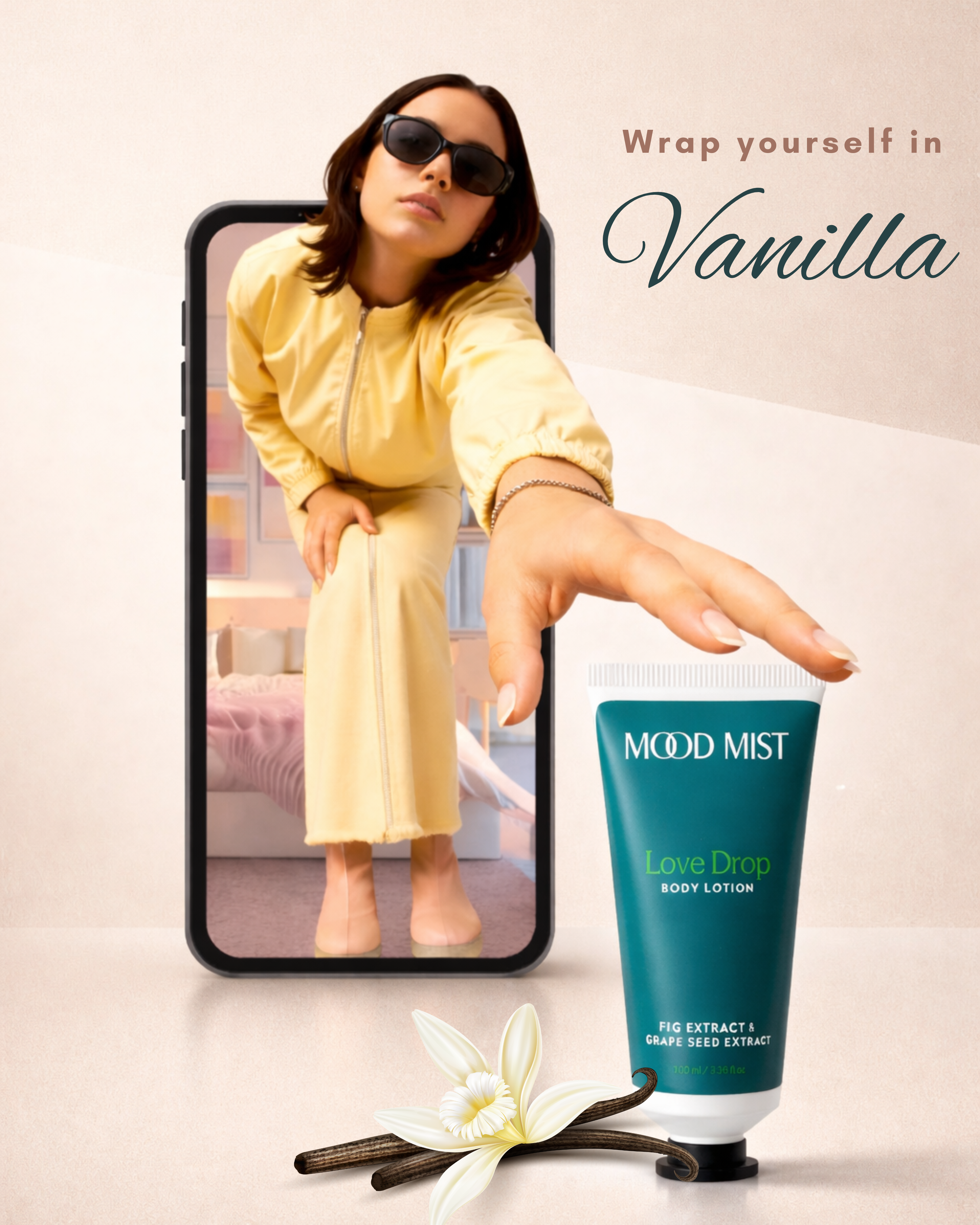 Love Drop Body Lotion – Fig Extract & Grape Seed Extract