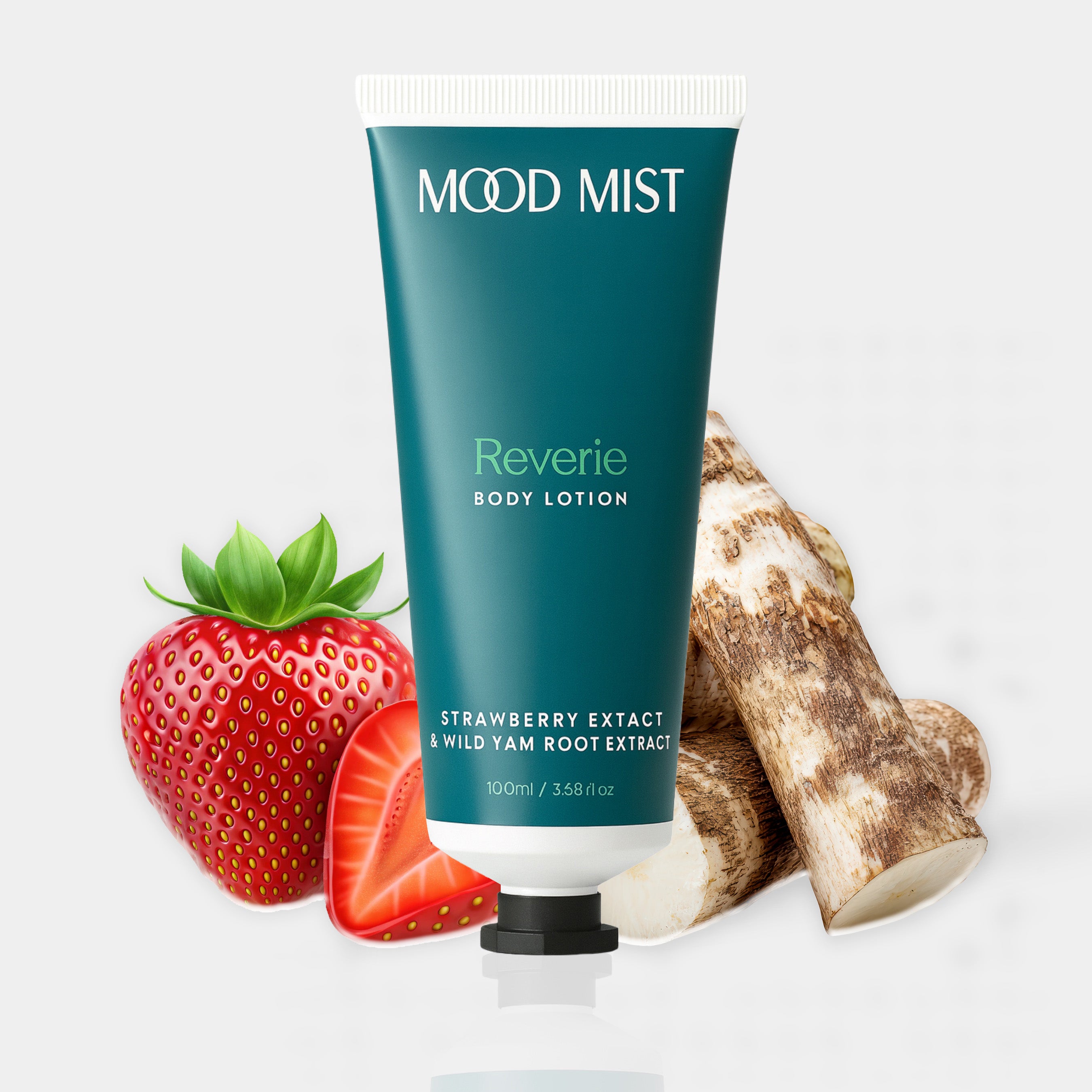 Reverie Body Lotion – Strawberry Extract & Wild Yam Root Extract