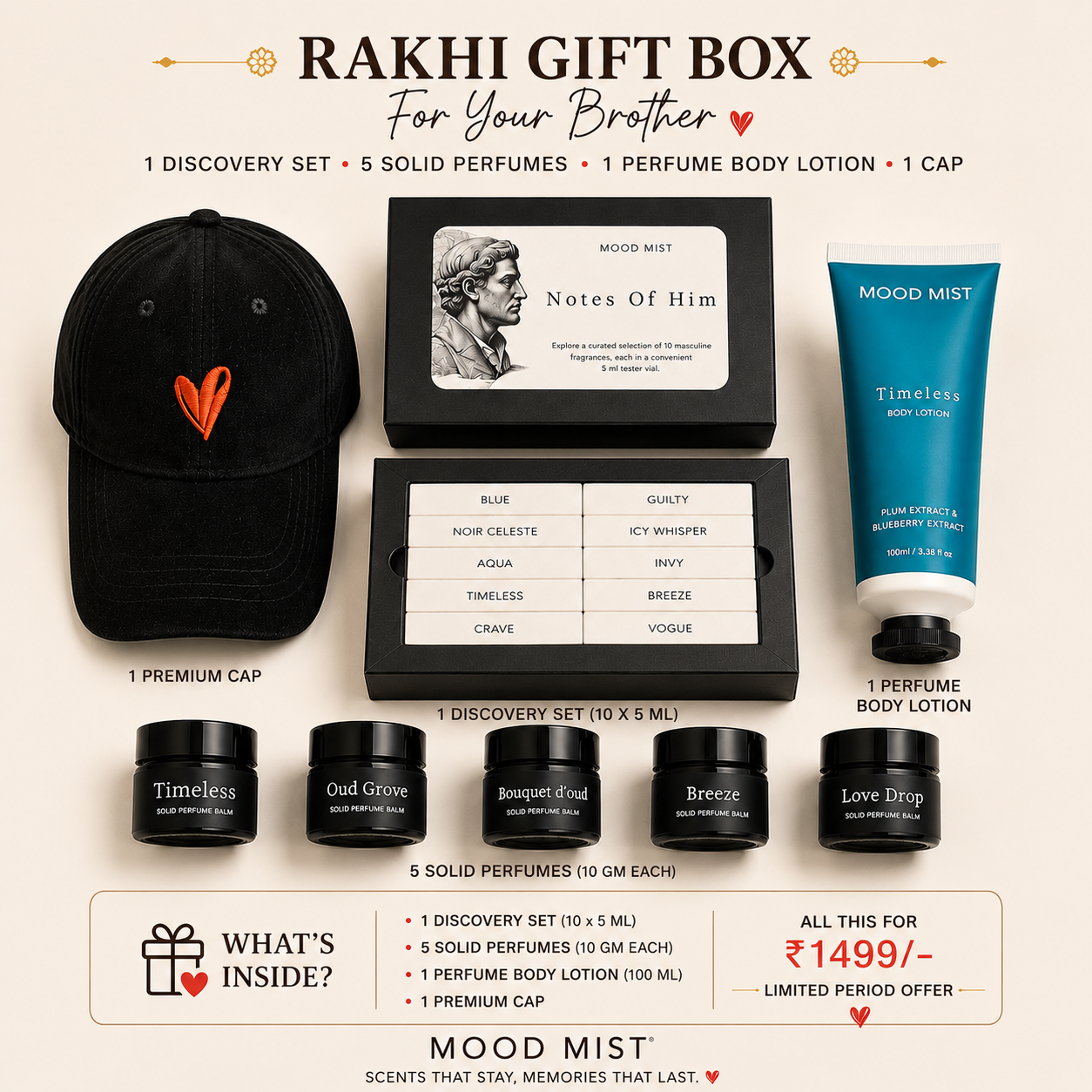 Mood Mist Rakhi Gift Box