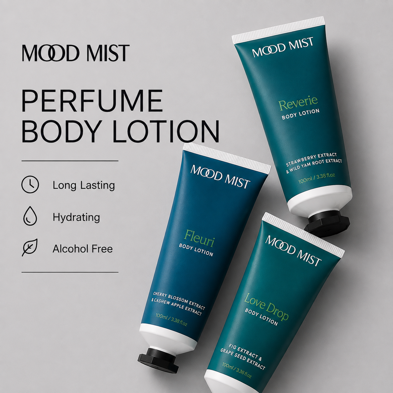 Set of 5 Perfume Body Lotion