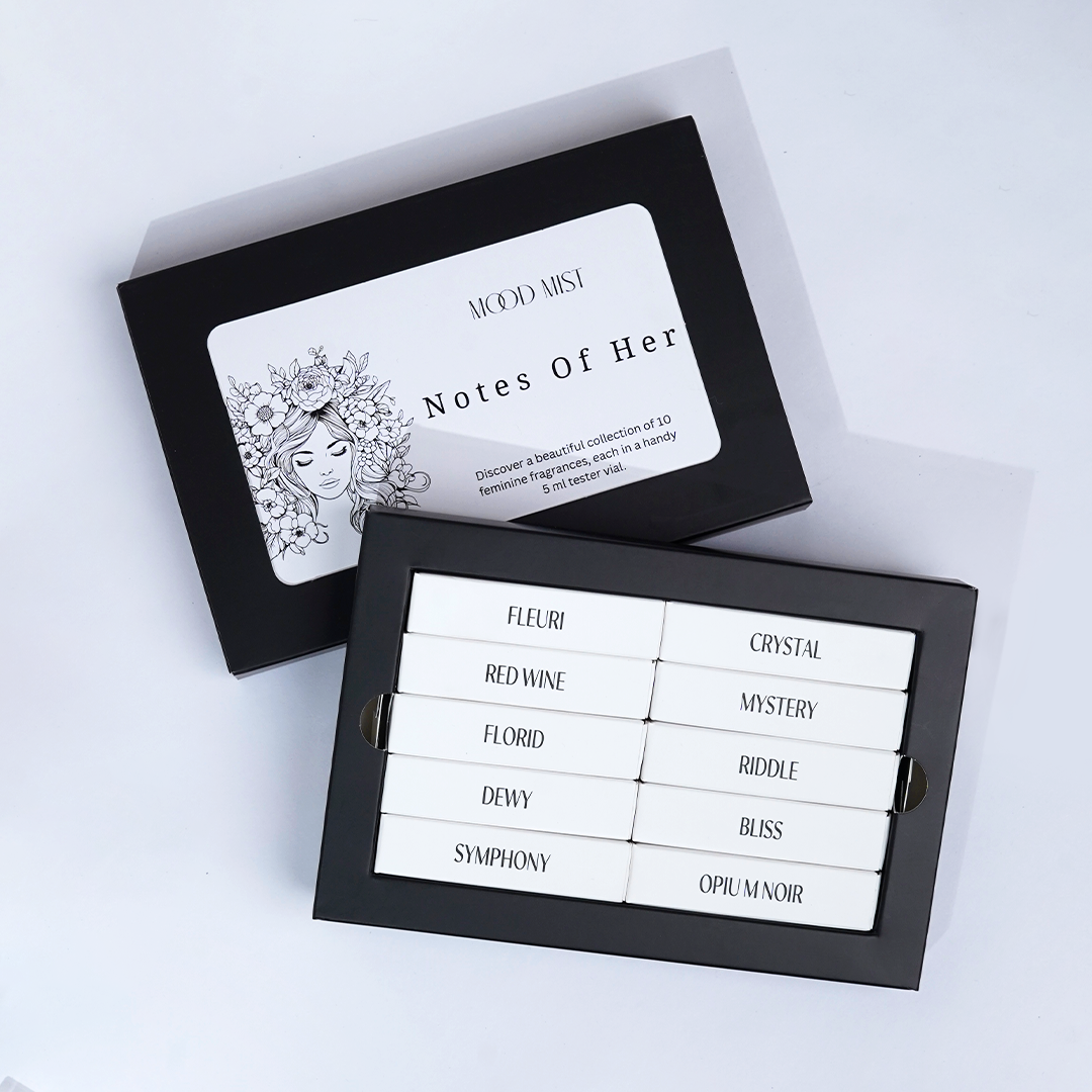 Notes of Her | Women's Perfume Tester Pack of 10 | 5ml Each
