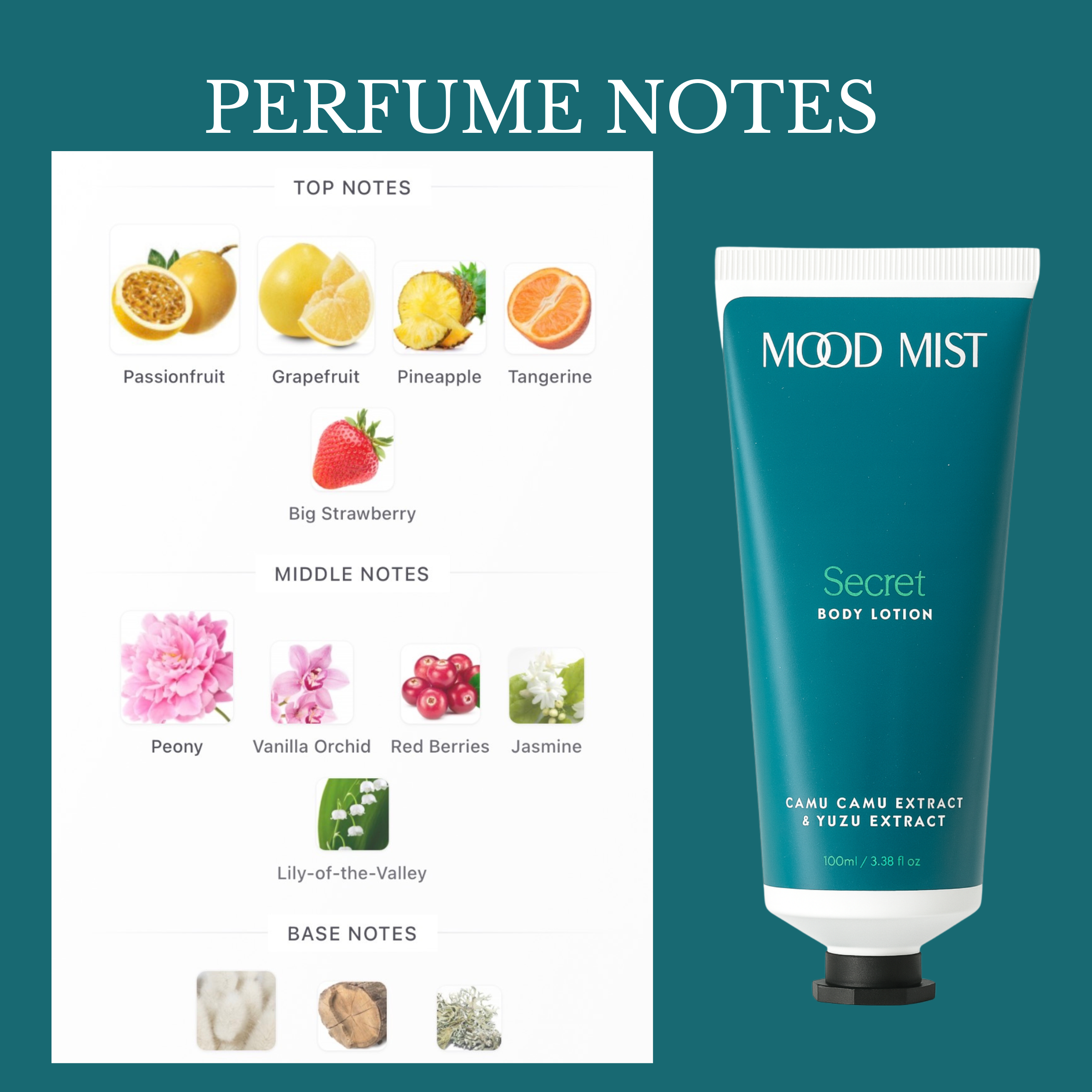 Secret Body Lotion – Camu Camu & Yuzu Extract