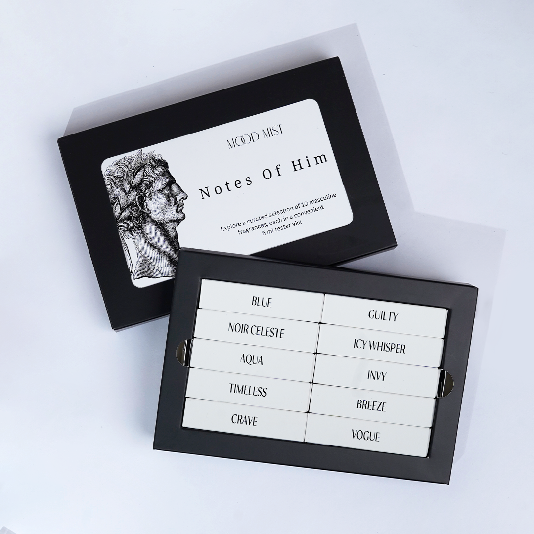 Notes of Him | Men's Perfume Tester Pack of 10 | 5ml each
