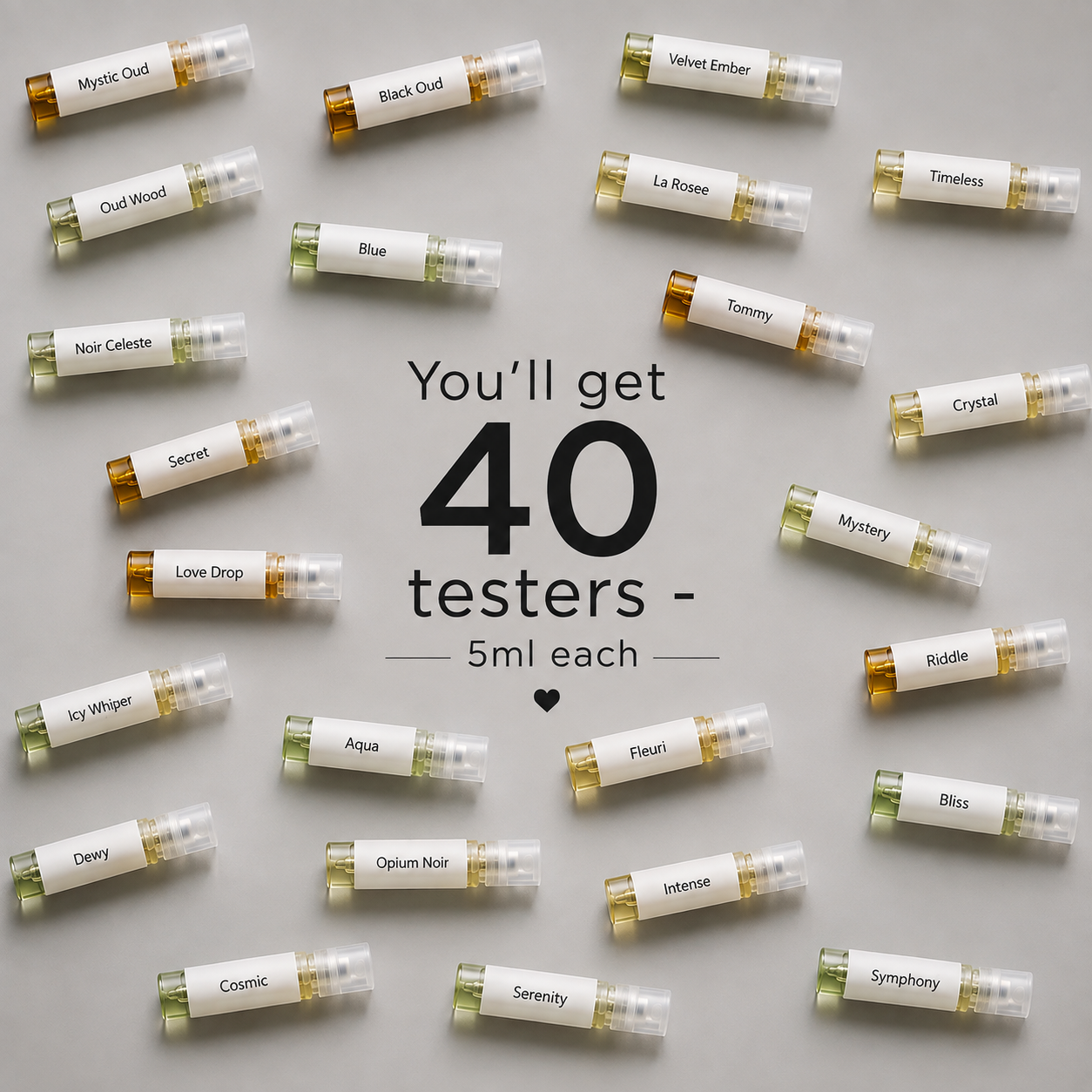 4 Discovery Sets (40 vials - 5ml each)